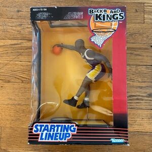 Vintage 1997 Starting Lineup Backboard Kings Shaquille O'Neal Action Figure